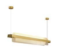 Post-Modern Minimalist Chandelier - Office Exhibition Restaurant bar Long Strip Light,Hanging Lights