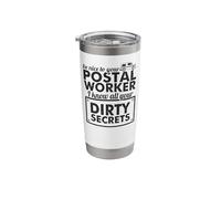 Post Office Postal Worker Be Nice to Your Postal Worker Stainless Steel Insulated Tumbler