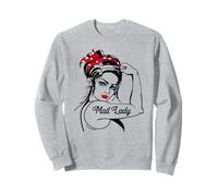 Post Office Postal Worker Rosie The Riveter Mail Lady Sweatshirt