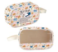 Post Office Worker Gifts Mail Clerk Cosmetic Bag Mail Carrier Appreciation Gifts for Postal Worker Postal Service Makeup Bag, Mail Clerk Clear Bag, Cosmetic Bag