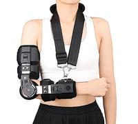 Post OP Adjustable Elbow Splint Immobilizer Arm Injury Recovery Support After Surgery Pain Relief,Left(Left)