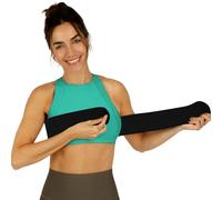 Post Op Breast Augmentation Bra Band | Breast Implant Chest Brace For Women | Compression Wrap Post Surgery Bra Belt | No Bounce Stabilizer Strap | Sports Bra Alternative Running (Fits Most)