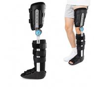 Post-Op Knee Brace Immobiliser for ACL MCL Recovery, Adjustable ROM Hinged Knee Support with Locking Bars for Post-Surgery Stabilisation and Rehabilitation(Left,L)