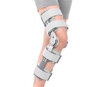 Post Op Knee Support Brace for Men Women Hinged ROM Knee Immobilizer for ACL Meniscus Tear MCL Recovery Adjustable Leg Brace Orthopedic Patellar Stabilizing Wrap