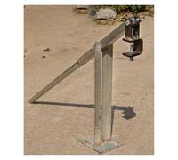Post Puller Equipment for Wood, Vinyl, Metal, Chain Link Fences, Lever Action Tool for Easy Post Removal, 12cm Clamp Size, Ideal for Fence Installation