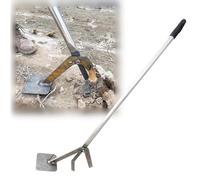 Post Puller Tool, Heavy Duty Steel Lever for Removing Tree Stumps and Fence Posts, Anti-Slip Grip for Landscaping and Yard Work
