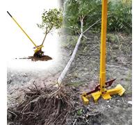 Post Puller Tool with Serrated Edge, Unbreakable Leverage Design for Yard Uprooting and Planting