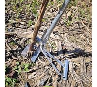 Post Puller,Wood Post Puller - Lightweight Manual Tool for Effortlessly Removing Fence Posts & Invasive Plants, Perfect for Farm & Garden Use, Durable, Easy to Use, Essential Outdoor Equipm