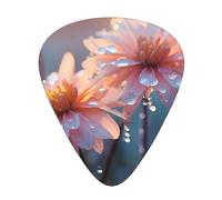 post rainy day flower Patterned guitar picks - (thin/medium/thick) free to choose, suitable for all kinds of string instruments,