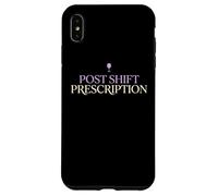Post Shift Prescription Wine Loving Doctor Physician MD Case for iPhone XS Max