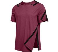 Post Shoulder Surgery Shirts for Men Women Unisex After Rotator Cuff Surgery Shirt Snap Access Recovery Hospital Shirt, Deep Red, Medium
