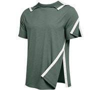 Post Shoulder Surgery Shirts for Men Women Unisex After Rotator Cuff Surgery Shirt Snap Access Recovery Hospital Shirt, Ice Green, XL