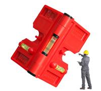 Post Spirit Level - Foldable Pipe Center Finder | Post Spirit Levelling Tool | Magnetic Posst Leveler Suitable for Fence Alignment Construction Surveying and Projects