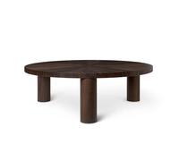 Ferm Living - Post Coffee Table Smoked Oak Star Ø100 x 33.4 cm / Large - Smoked Oak