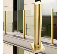 Post Steel Fence Panel Kit for Outdoor Balcony Yard Deck H115cm/45.3" Ideal for Safe & SLE