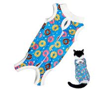 Post Suit for Cats | Pet Garment - Breathable Alternative to Elizabethan Collar for Puppies - Protection