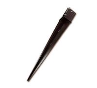 Post Support Spike 50X450mm, Powder Coated Black, 4 Units