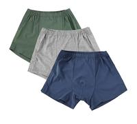 Post Surgery Boxer Briefs, Reusable Disabled Adaptive Tear Away Underwear for Men, Incontinence Stick-On Briefs(Medium)