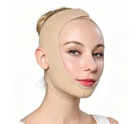 Post-Surgery Facial Compression Chin Strap, Face Lipo Recovery Mask for Jawline & Neck, V-Line Contour(XXL)