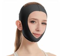 Post Surgery Facial Compression Mask, V Line Face Lifting Jaw Strap for Liposuction & Facelift Recovery, Double Chin Firming Head Wrap for Women(A,XX-Large)