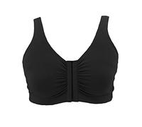 Post Surgery Front Closure Bra, Black, XXL