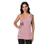 Post Surgery Tank Tops Shirts Shoulder Arm Broken Breast Recovery Clothing Snap Open Sleeveless Shirt Unisex Size, Light Pink, M