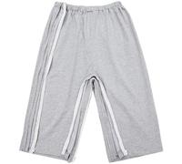 Post Surgery Tearaway Incontinence Shorts, Full Side Open Tear Away Underwear Briefs, Easy to Wear and Take Off for Men and Women Patients(L)