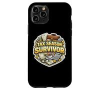 Post Tax Season Survivor Funny Accountant Bookkeeper CPA Fun Case for iPhone 11 Pro