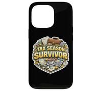Post Tax Season Survivor Funny Accountant Bookkeeper CPA Fun Case for iPhone 13 Pro