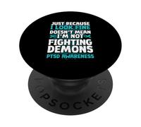 Post Traumatic Stress Disorder PTSD Awareness PopSockets Adhesive PopGrip