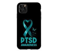 Post-Traumatic Stress Disorder PTSD Awareness Teal Ribbon Case for iPhone 11 Pro Max