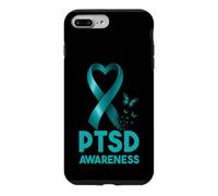 Post-Traumatic Stress Disorder PTSD Awareness Teal Ribbon Case for iPhone 7 Plus/8 Plus