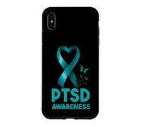 Post-Traumatic Stress Disorder PTSD Awareness Teal Ribbon Case for iPhone XS Max