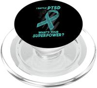 Post Traumatic Stress Disorder PTSD Warrior PopSockets PopGrip for MagSafe