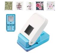 Postage Shape Punch, Rectangular Stamp Shaped Paper Punch, 1x0.8inch Rectangular Postage Stamp Punchs, For Paper Crafting, Scrapbooking And Card Making (1Pcs)