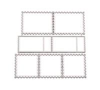 Postage Stamp Frame Cutting Dies Metal Lace Border Die Craft Embossing Tool for Handbook Photo Frame Card Album