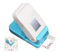 Postage Stamp Punch - ABS 9.2x5cm Punch Cutter | Postage Envelope Label - Rectangular Lever | Fan-Shaped Paper For Scrapbooking DIY Cards Crafts Art Supplies Hole Tool