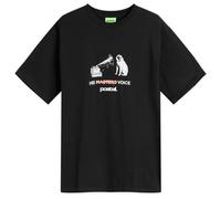 POSTAL Men's His Masters Voice T-Shirt Black Medium