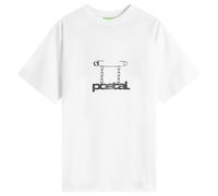 POSTAL Men's Safety Pin T-Shirt White