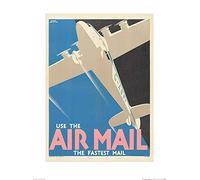 Postal Museum (Use The Air Mail by Frank Newbould 1933) Art Print