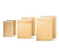 Postal Padded Bubble Envelopes A3,A4,A5,A6; Self Seal Lightweight Bubble Lined Cushioned Mailer Bags for Packaging and Delivery (A6 | 100 x 165, Gold, 10)