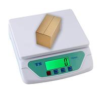 Postal Scale Shipping Scale, Accurate Digital 30kg 66lb/1g 0.1oz Back-Lit LCD Display, Digital Scale for Packages, Letters, Food g/oz/lb/kg/tl/ct Conversion (White)
