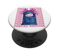 Postal Service Female Postal Worker Mail Lady Post Office PopSockets Adhesive PopGrip