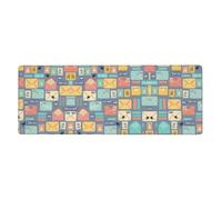 Postal Stationery Desk Protector Mat, Extra Large and Durable Desk Pad with Non-Slip Backing for Home Office Use