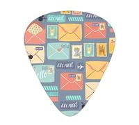 Postal Stationery Guitar Plectrums 12 Pieces For Ukulele Bass Instrument Accessories