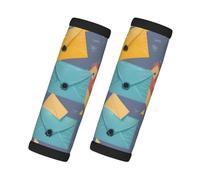 Postal Stationery Print Car Handle Protectors Luggage Handle Wrap Grips 2 Packs Travel Non Slip Soft Grip