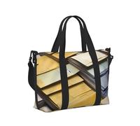Postal Stationery Print Travel Hand Bag for Women Men Lightweight Foldable for Weekend Trips Gym Vacation