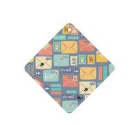 Postal Stationery Printing 10 Pcs Car Air Fresheners Cards For Scented Hanging Sheets For Bathroom With Rope