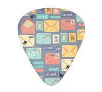 Postal Stationery Unique Guitar Picks With Clear Prints And Multiple Thicknesses