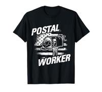 Postal Worker American Flag T-Shirt